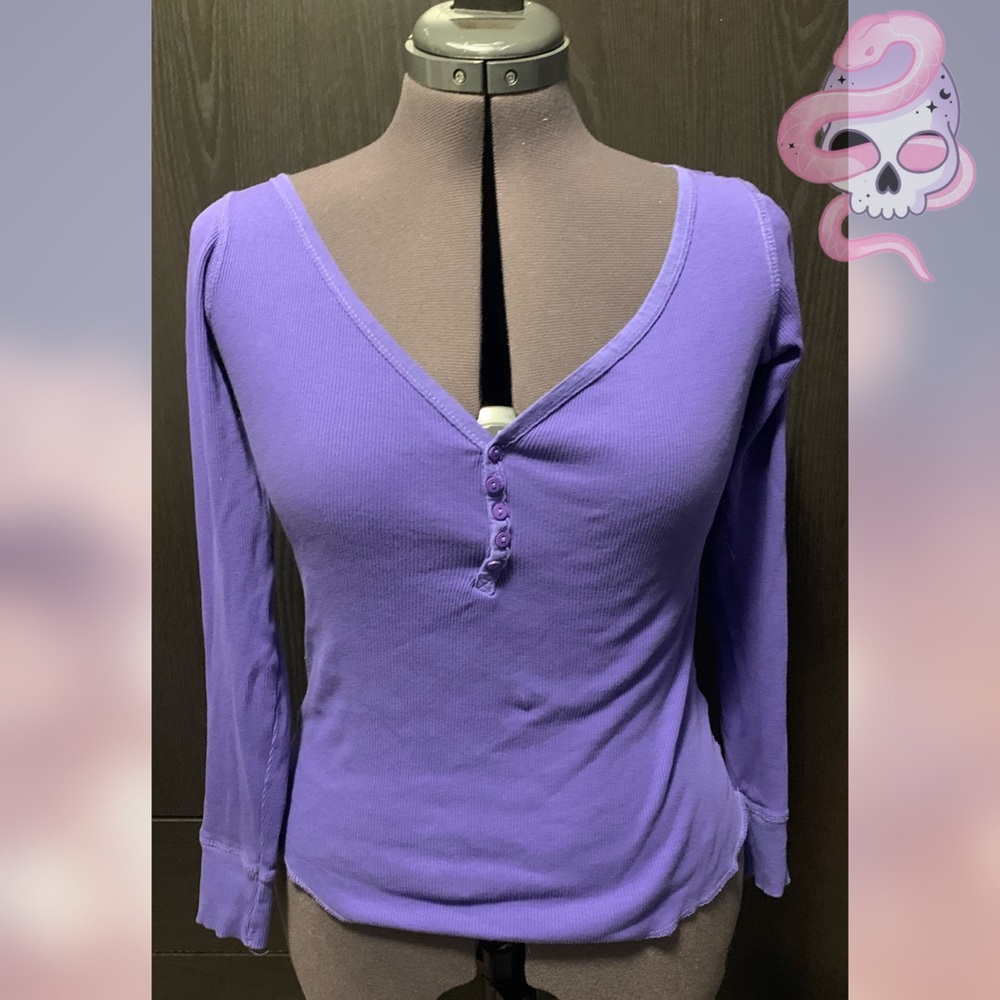 💀 Purple Long Sleeve Tee